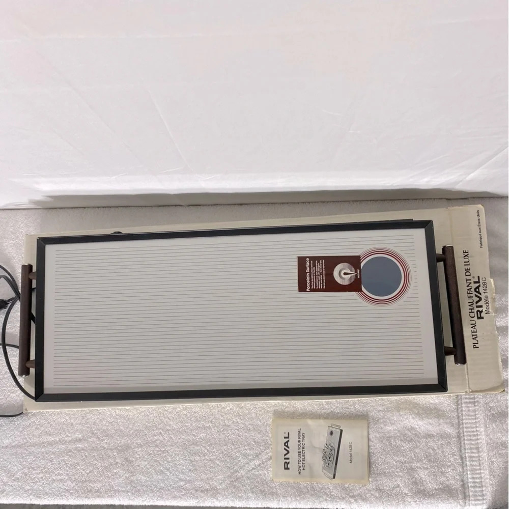 Vintage Rival  Deluxe Hot Electric Tray